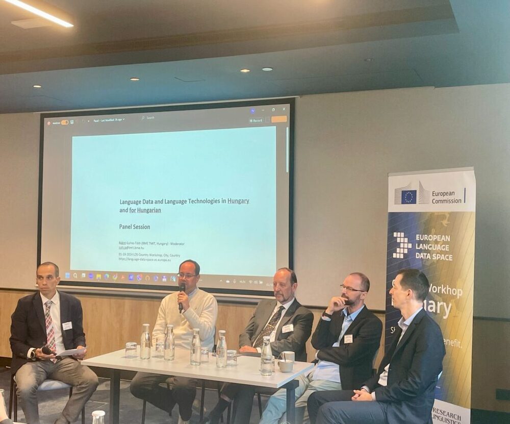 Miklós Sebők on the role of language data in AI development at the Language Data Space Country Workshop