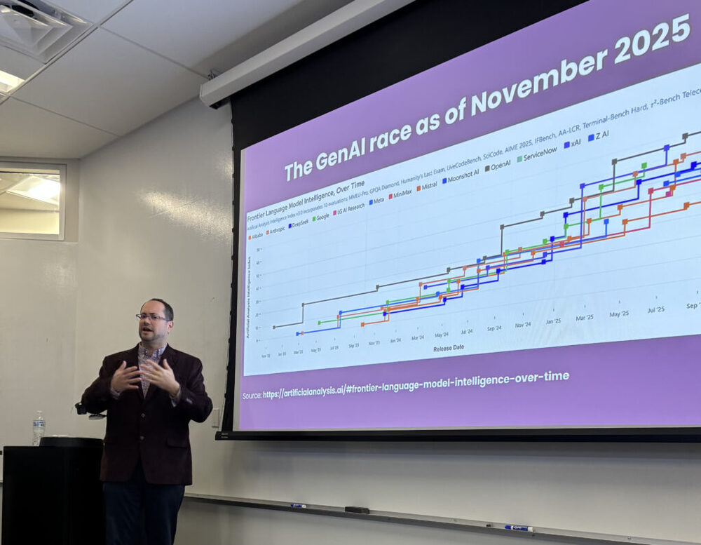 Miklós Sebők’s presentation on AI-assisted comparative research at University of Kentucky