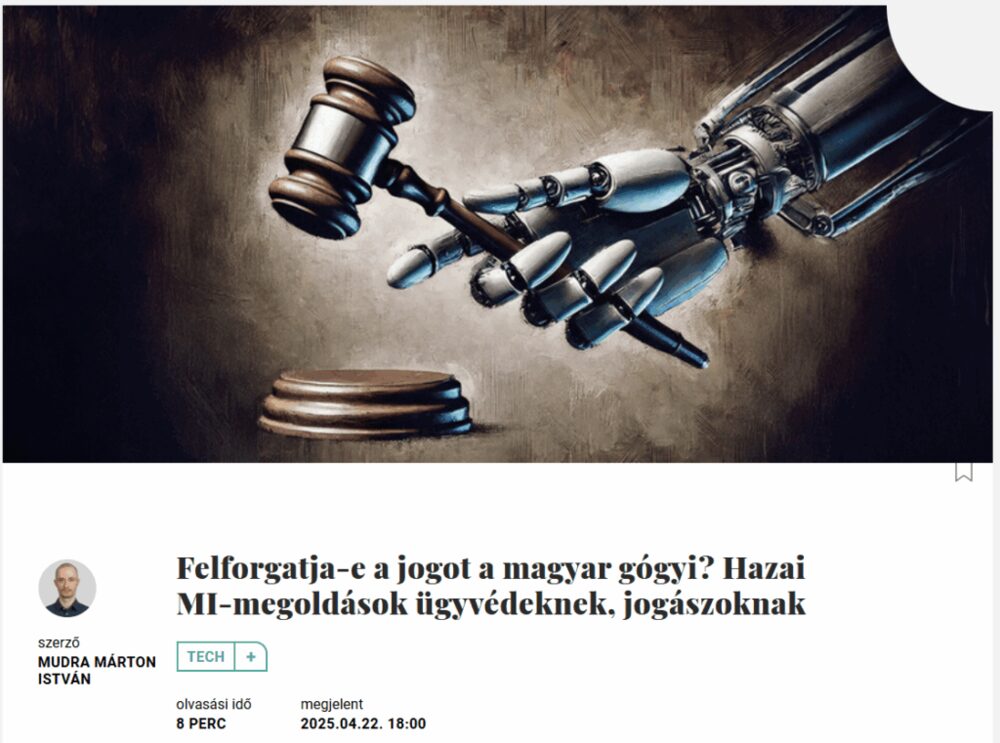 Interview with Miklós Sebők in HVG on the applications of artificial intelligence