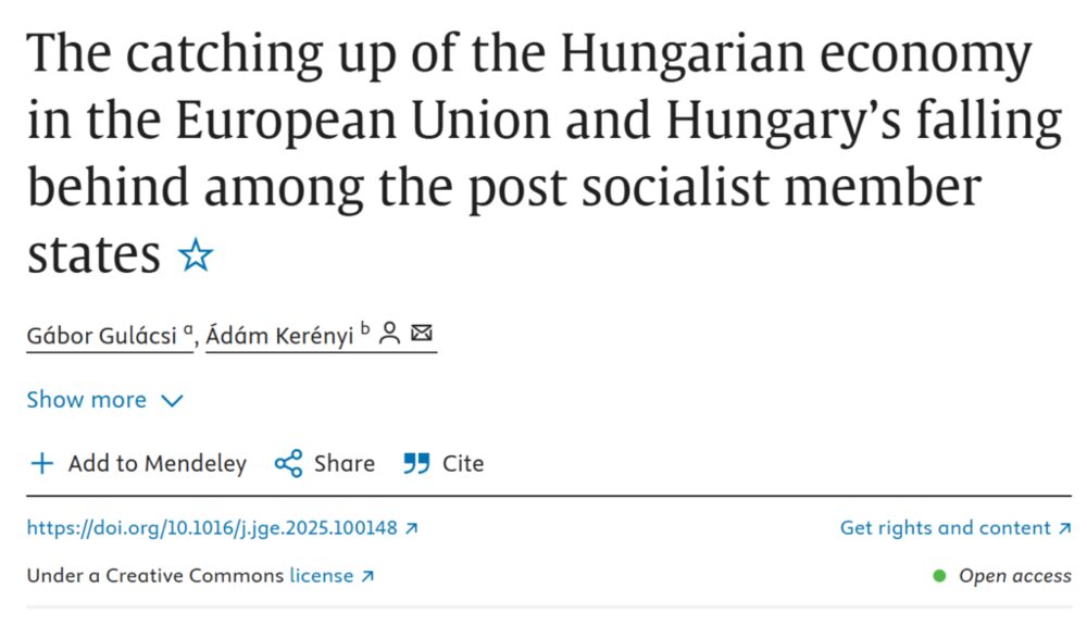 Kerényi’s Article on Hungary’s EU Economic Catch-Up in the Journal of Government and Economics
