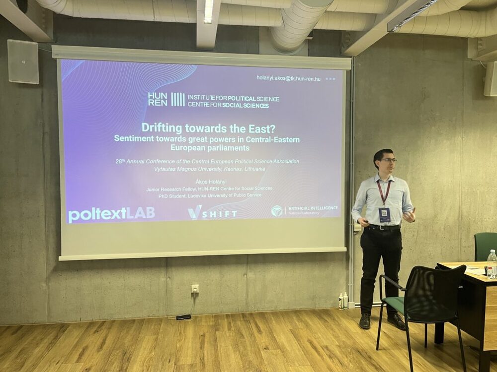 Ákos Holányi presents on the changing perception of great powers in CEE at the 28th Annual CEPSA Conference