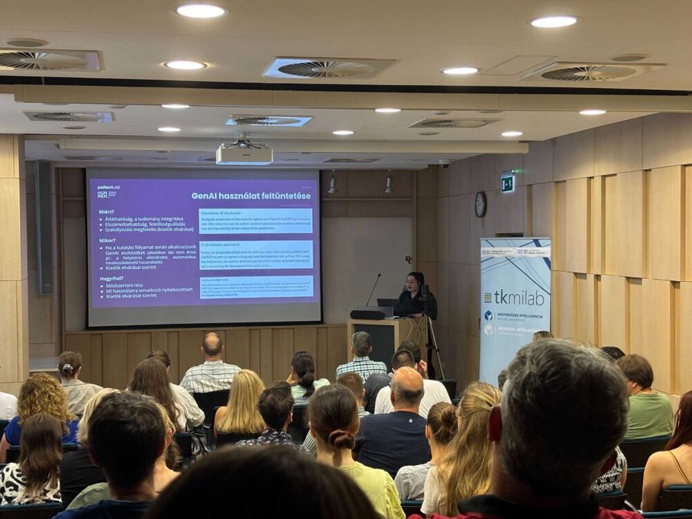 poltextLAB Generative AI training at HUN-REN Institute of Experimental Medicine