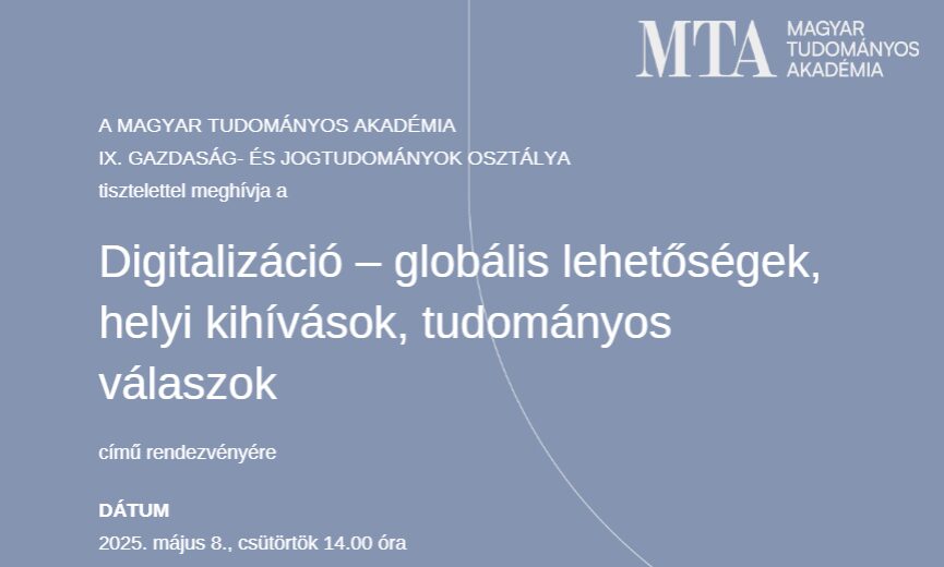 Miklós Sebők participated in a roundtable on digitalization at the Hungarian Academy of Sciences